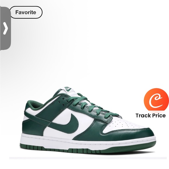 Nike Forest Green and White Sneakers - Picture 1 of 1